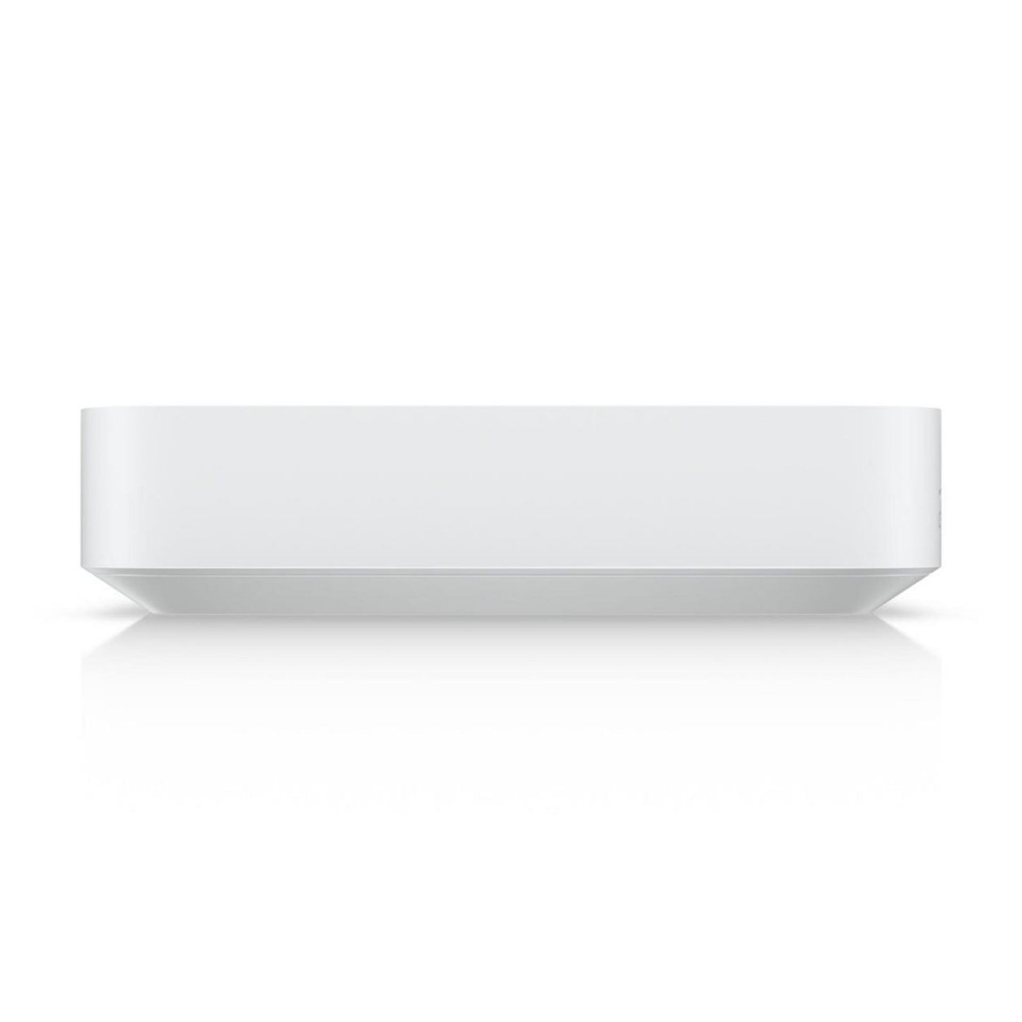 Ubiquiti UCG-Max Cloud Gateway Max hvid rektangulær med afrundede kanter, frontvisning.