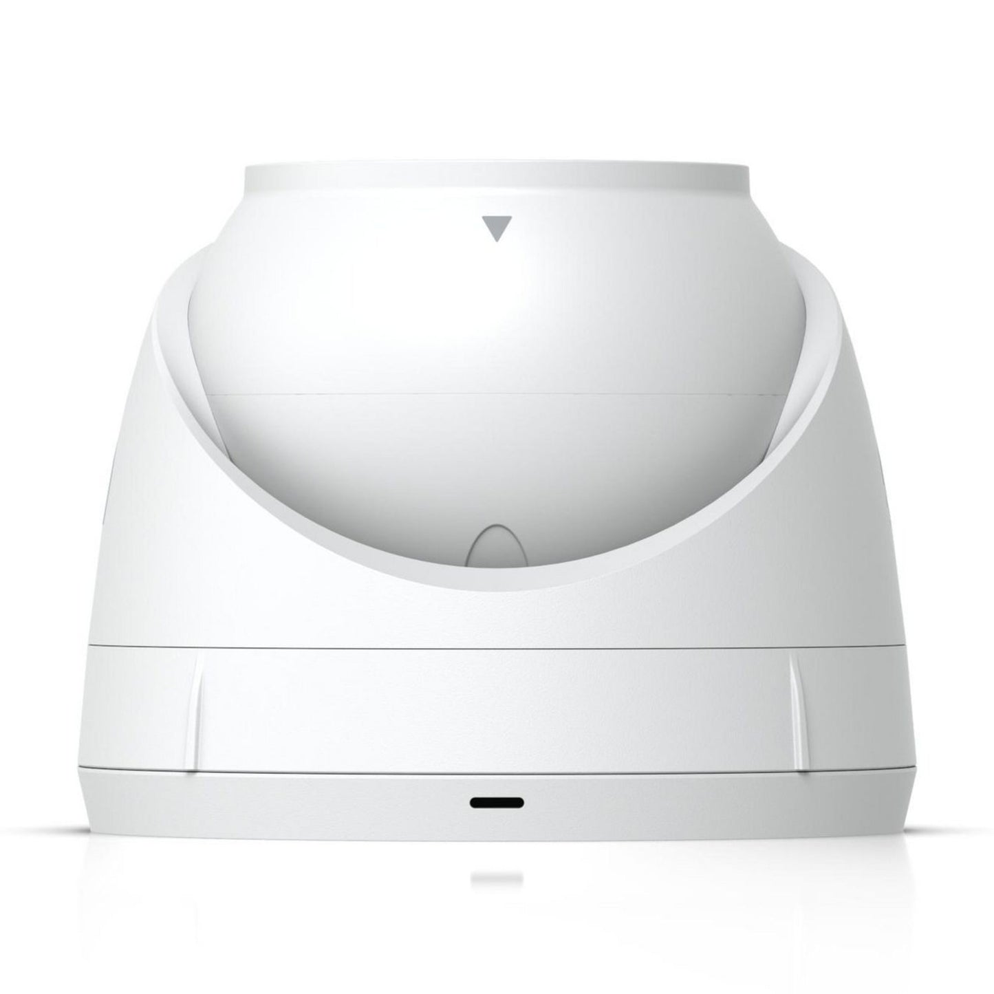 Ubiquiti UniFi Protect G5 Turret Ultra PoE overvågningskamera hvid, domeformet, skjult linse, lille sort port foran, IP66.