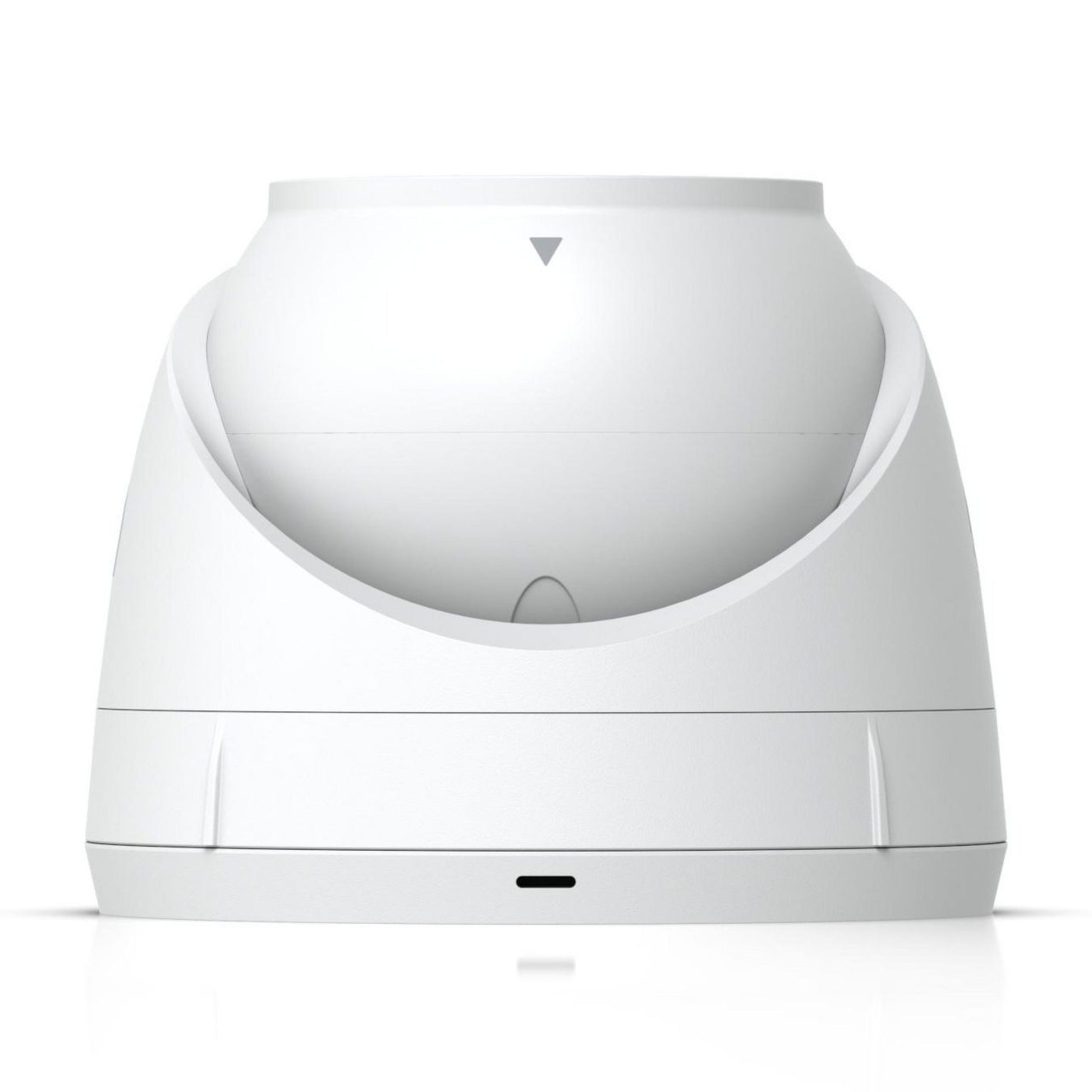 Ubiquiti UniFi Protect G5 Turret Ultra PoE overvågningskamera hvid, domeformet, skjult linse, lille sort port foran, IP66.