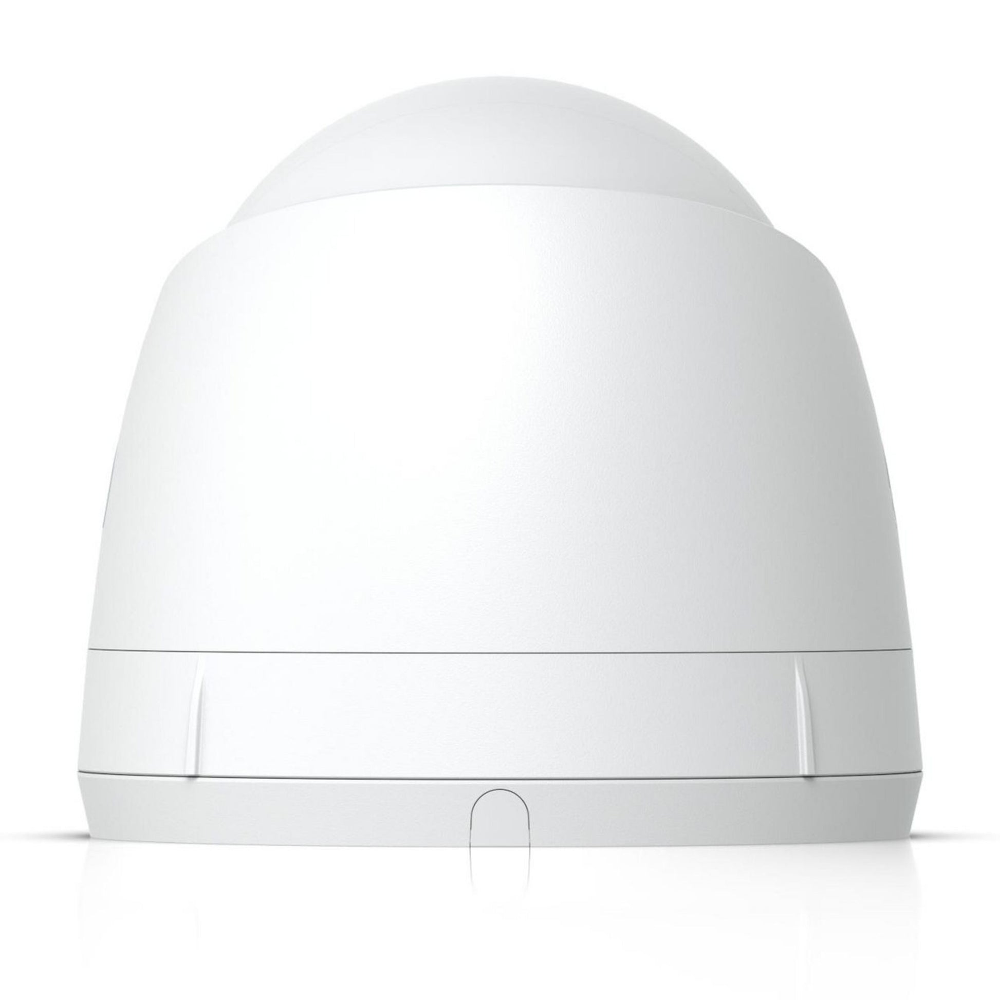 Ubiquiti UniFi Protect G5 Turret Ultra POE overvågningskamera hvid, front, IP66, rundt design.