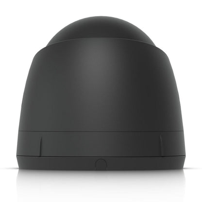 Ubiquiti UniFi Protect G5 Turret Ultra POE overvågningskamera sort dome med mat finish, synlige linser og diskret form.