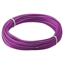 Goobay Isoleret forbindelsestråd 0,14 mm² lilla, 10 m rulle samlet med to hvide strips.