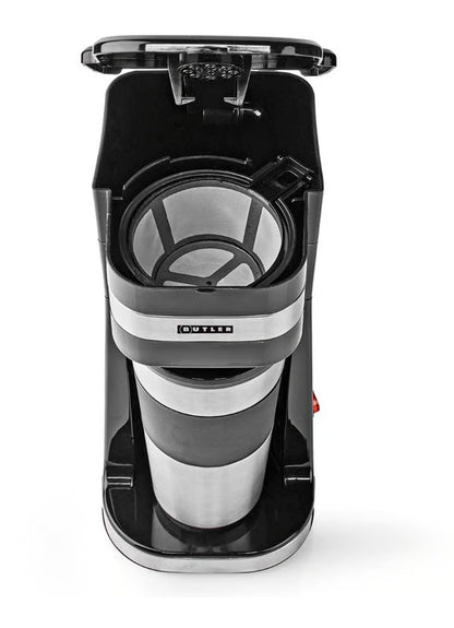 Butler Single-Serve Kaffemaskine 0.4L Isoleret Rejsekrus, Automatisk Slukning