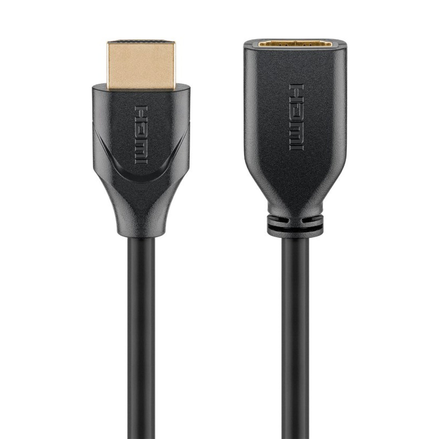 Goobay HDMI forlængerledning 4K 60Hz 5m sort, han-til-hun stik.