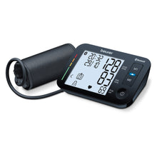 Beurer BM 54 blodtryksmåler til overarm, Bluetooth, stor LCD-skærm, farvekodet skala, M1/M2 hukommelse.