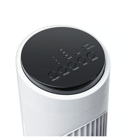Tårnventilator med fjernbetjening og timer