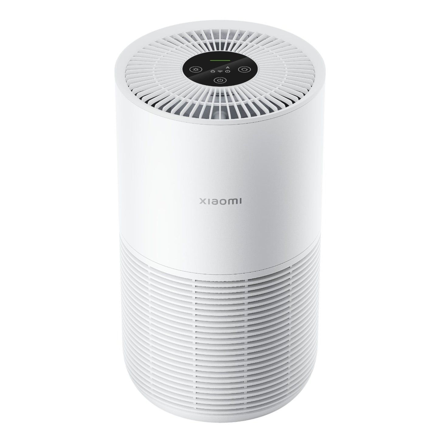 Xiaomi Smart Pet Care luftrenser hvid cylindrisk, ventileret top og front, digitalt display, HEPA-filter.