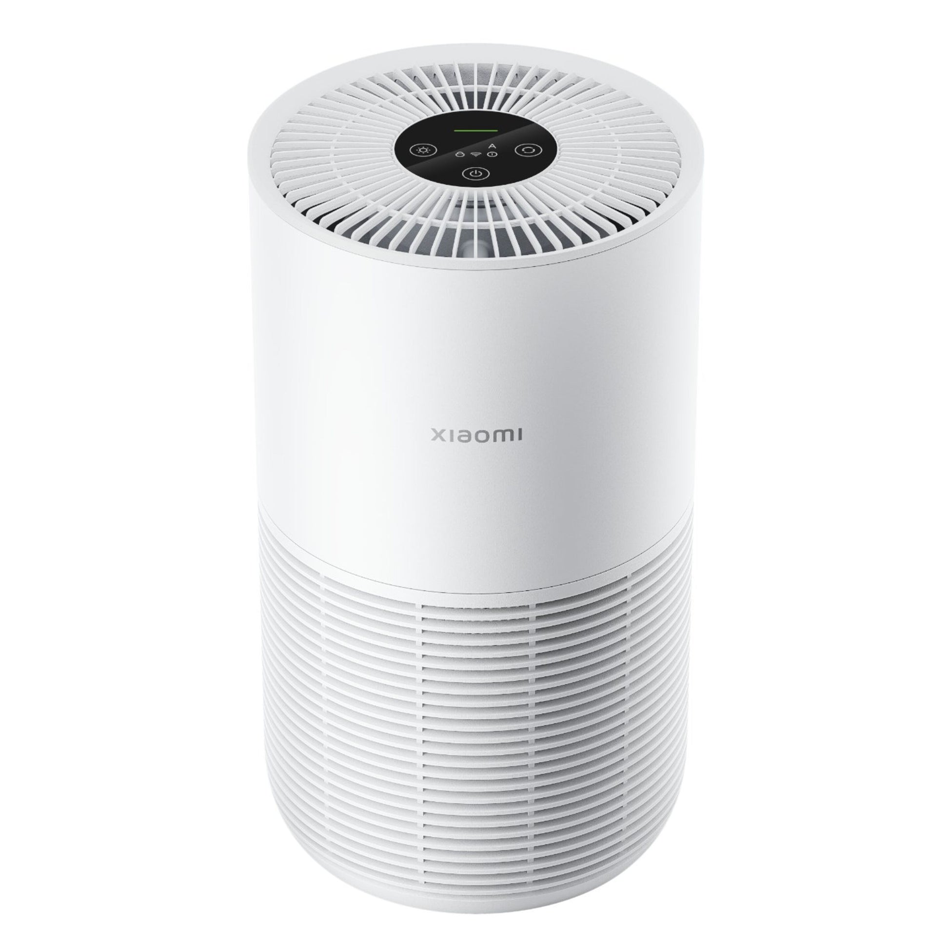 Xiaomi Smart Pet Care luftrenser hvid cylindrisk, ventileret top og front, digitalt display, HEPA-filter.