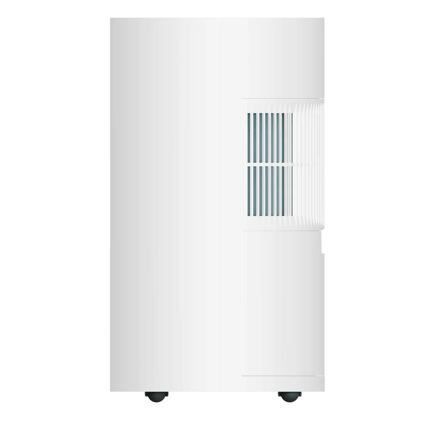 Xiaomi Smart Affugter Lite hvid, sideview, 13 l/døgn, ventileret frontgitter, to sorte hjul nederst.