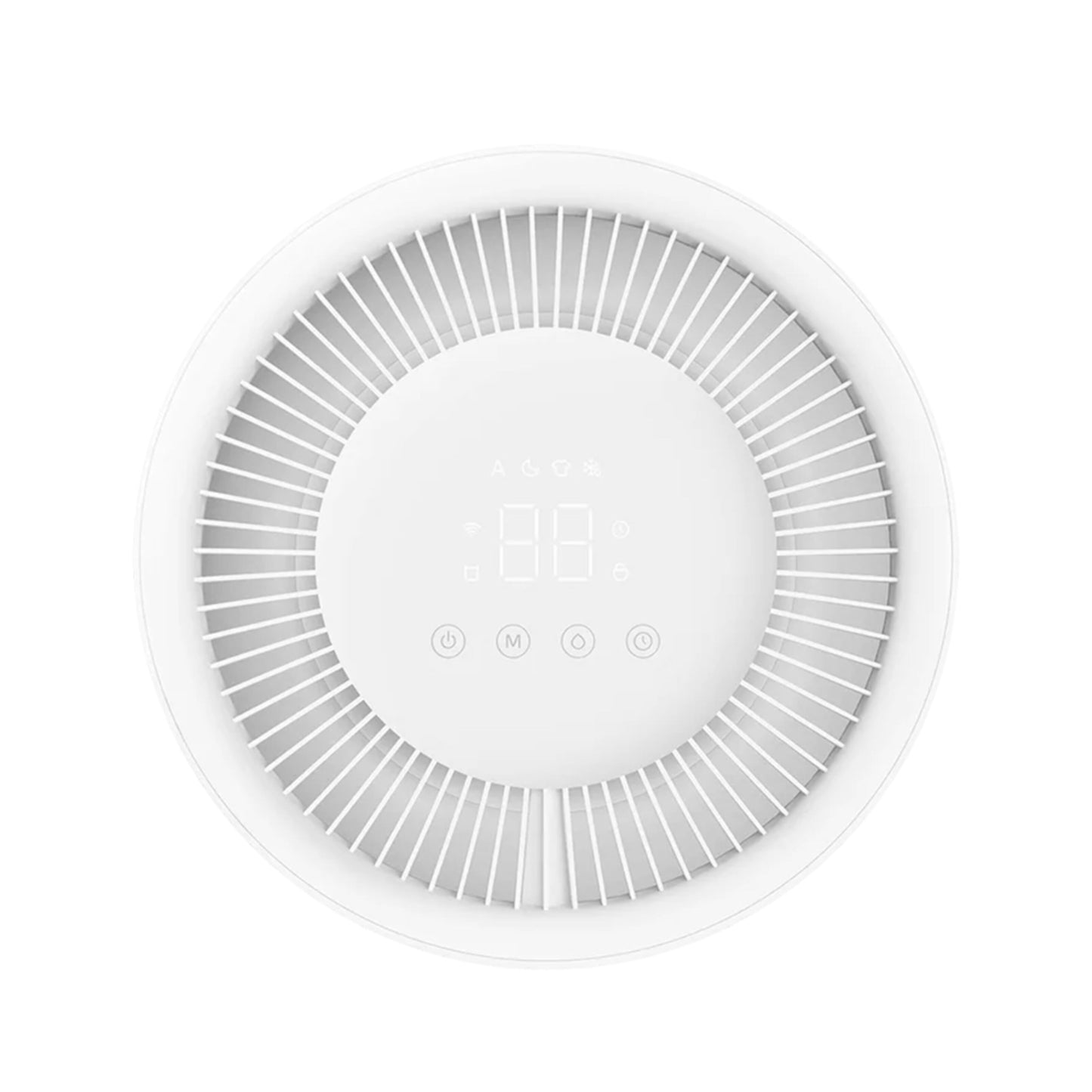 Xiaomi Smart Affugter Lite affugter 13 l/døgn hvid, digitalt display, fem touchknapper, cirkulær med ventilerende lameller.