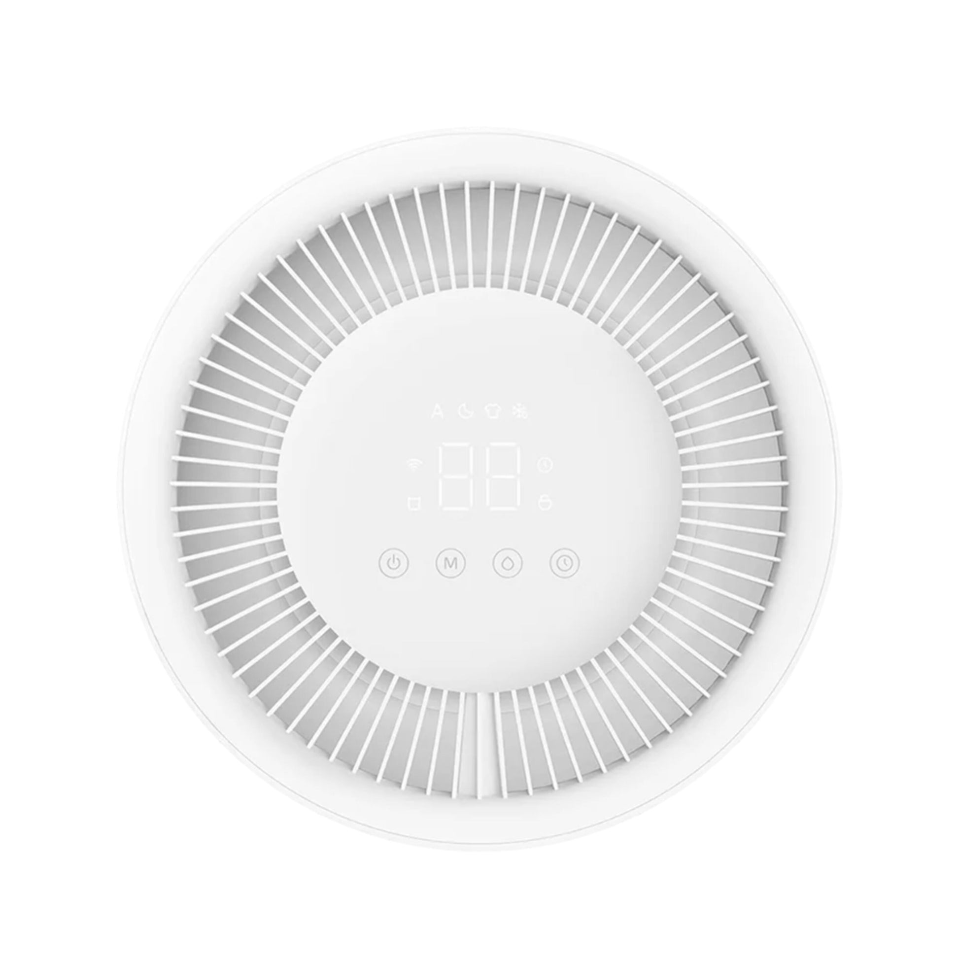 Xiaomi Smart Affugter Lite affugter 13 l/døgn hvid, digitalt display, fem touchknapper, cirkulær med ventilerende lameller.