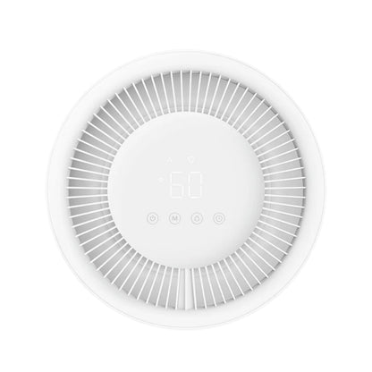 Xiaomi Smart Affugter Lite hvid rund affugter med digitalt display og kontrolikoner kapacitet 13 liter pr dag.