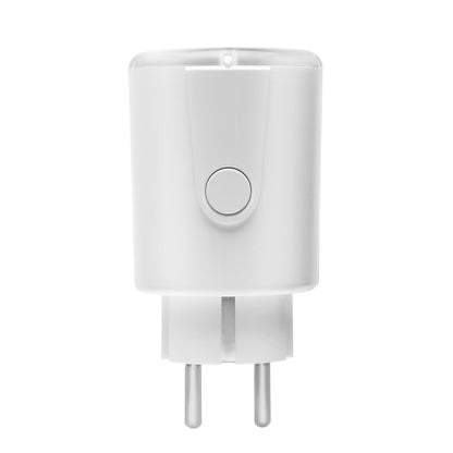 Luxorparts Sikkerhedstimer 1-5 t hvid plug-in med rund frontknap, to metalben og automatisk sluk til el-udtag.