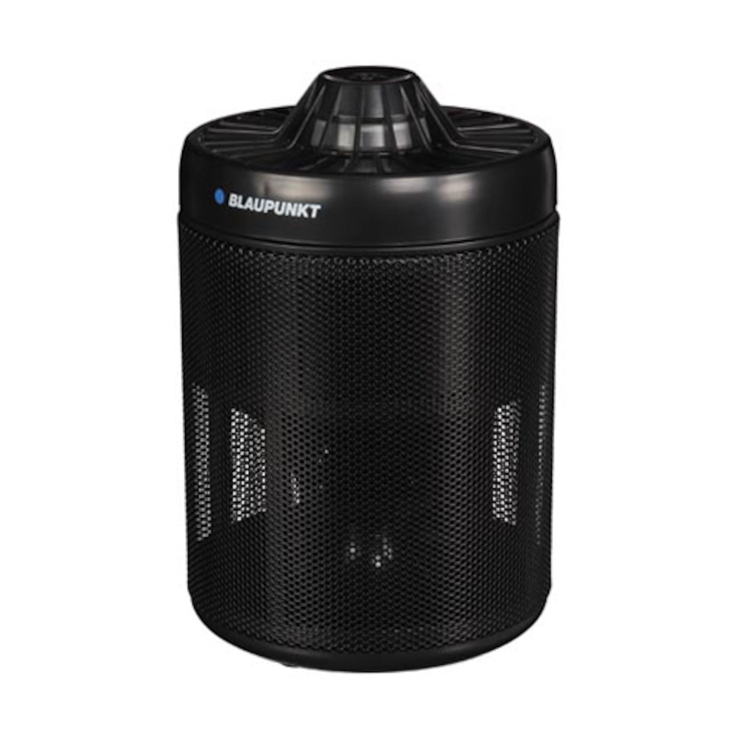 Blaupunkt Insektfangst LED 30 m² sort cylindrisk luftrenser med maskenet, buet top, kemikaliefri insektfanger og LED.