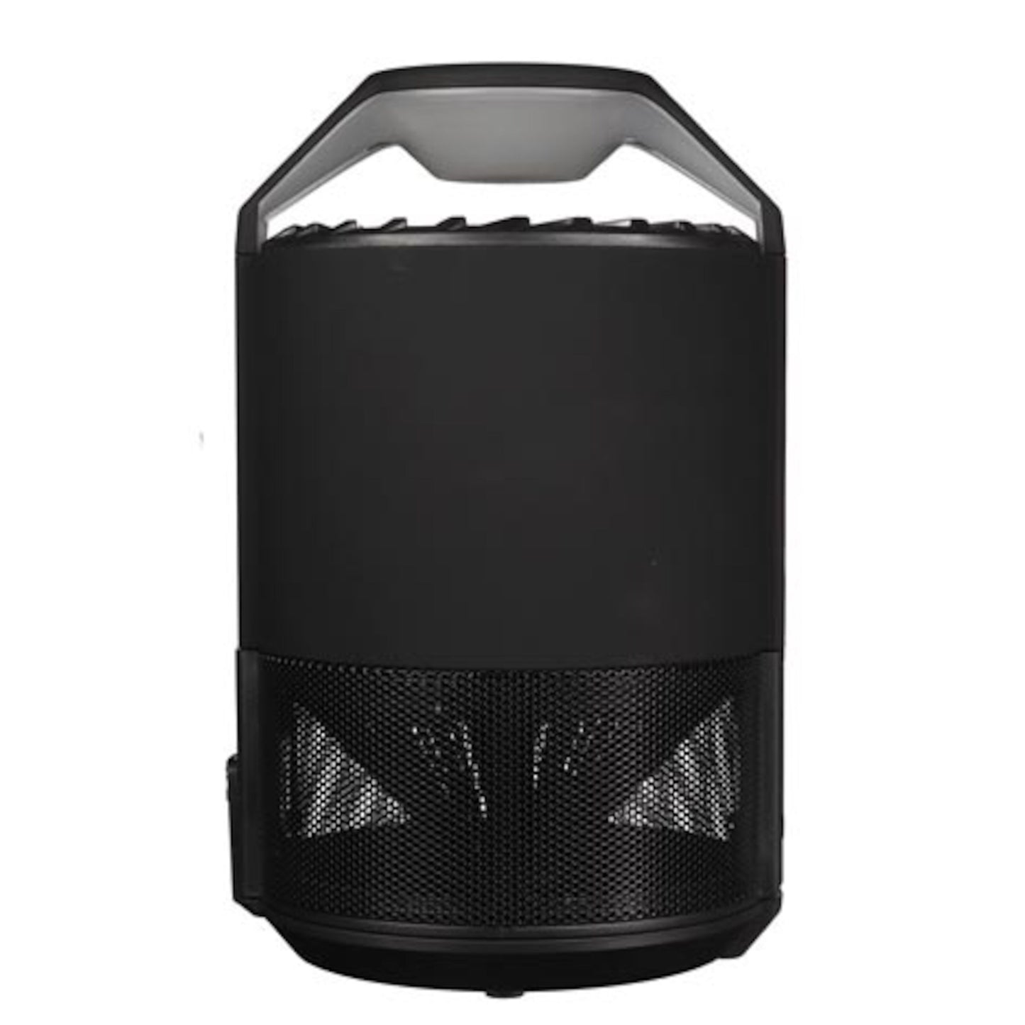 Perel Insektfangst LED 50 m² sort, netfront, rund krop, bærehåndtag og UV LED til indendørs insektfanger.