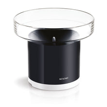 Netatmo regnsensor til vejrstation, sort og hvid, passer til Netatmo vejrstation.