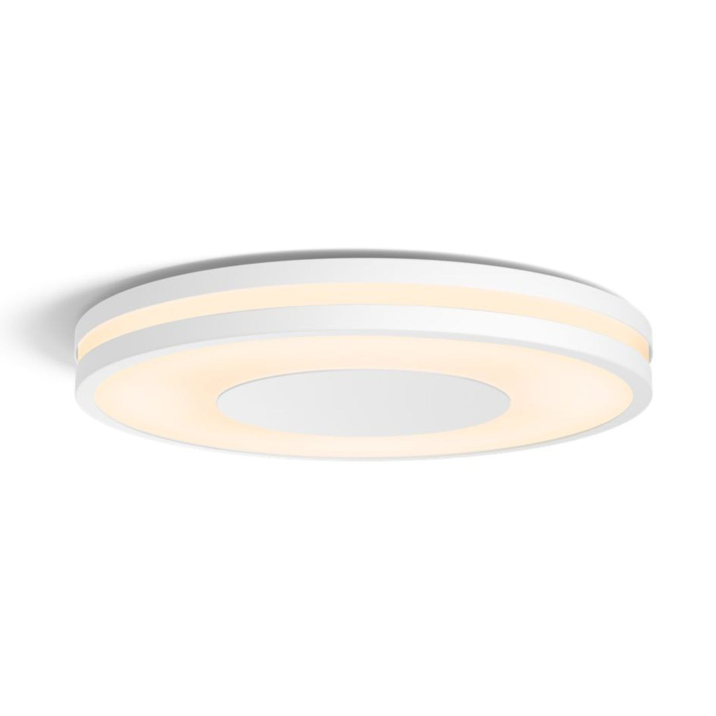 Philips Hue Ambiance Being loftslampe rund dæmpbar belysning Bluetooth styres, hvid.