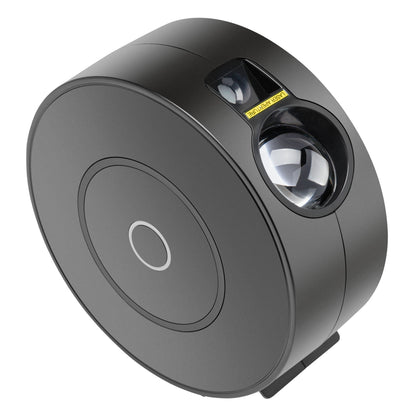 Cleverio Smart Galaxy natlampe sorterer cylinder med sideknap og to klare linser på toppen til app-styret belysning.