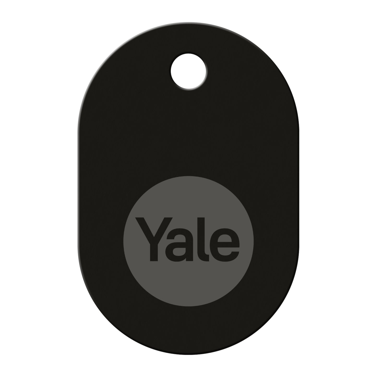 Yale Doorman L3 nøglekort sort oval med hul foroven og gråt Yale-logo i midten til Yale Doorman L3.