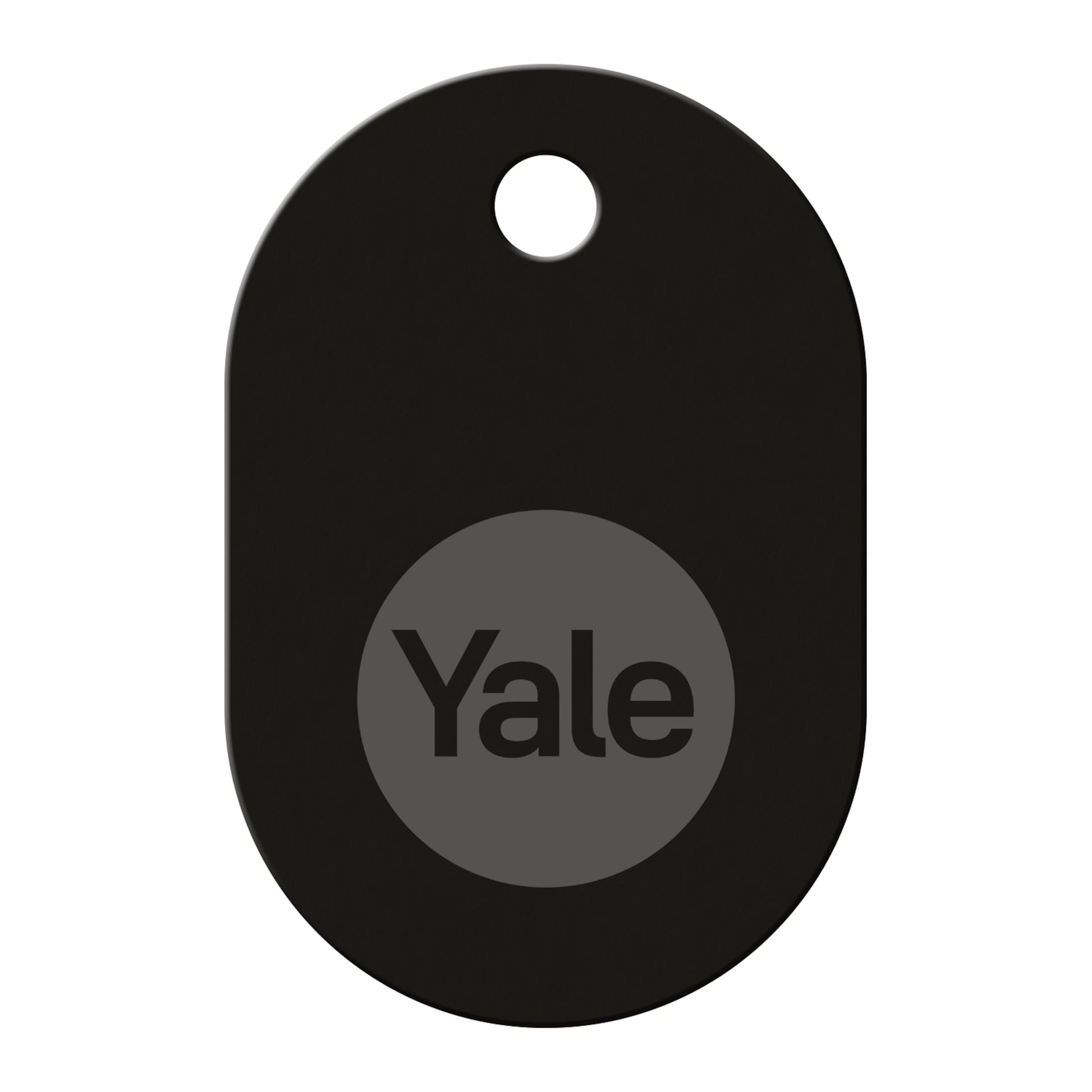 Yale Doorman L3 nøglekort sort oval med hul foroven og gråt Yale-logo i midten til Yale Doorman L3.