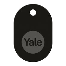 Yale Doorman L3 nøglekort sort oval med hul foroven og gråt Yale-logo i midten til Yale Doorman L3.