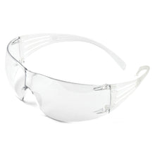 3M SecureFit 200 beskyttelsesbriller, transparent polycarbonat, klare linser, UV-beskyttelse, buede stænger.