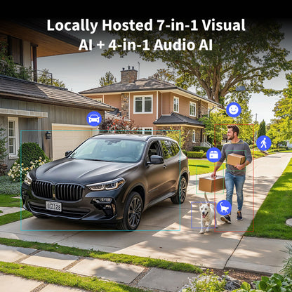 Aqara Camera Hub G5 Pro PoE overvågningskamera med 7-i-1 visuel AI, 4-i-1 lyd-AI og lokal hosting.