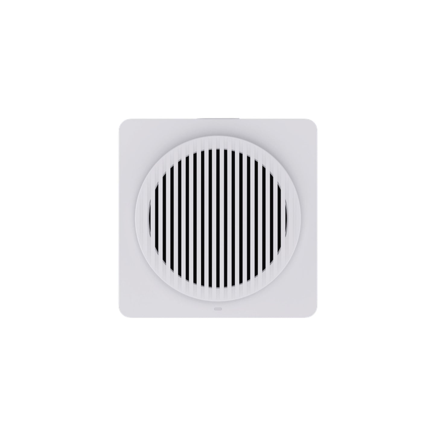 Aqara dørklokke kamera hub G410 hvid med sort front, Zigbee-kompatibel smart dørklokke med hub, forfra.