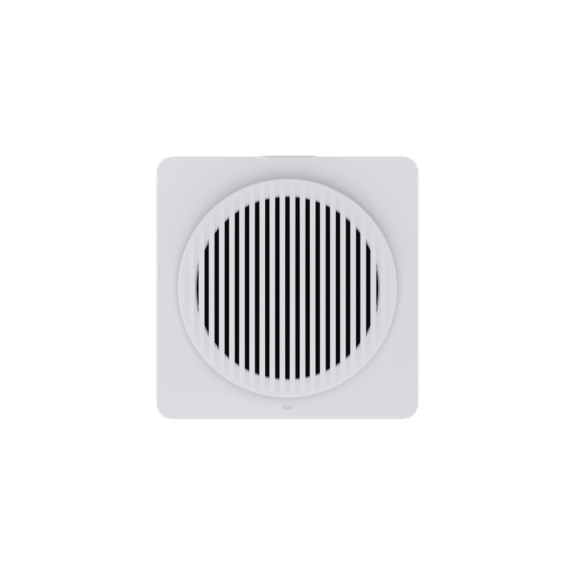 Aqara dørklokke kamera hub G410 hvid med sort front, Zigbee-kompatibel smart dørklokke med hub, forfra.