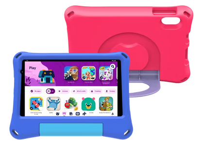 Denver TIO-80115 Android-tablet til børn, 8", Blå/Pink