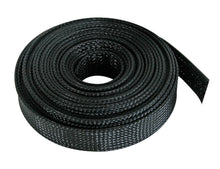 Kabelstrømpe 5 m sort 20 mm, flettet nylon, bruges til samling og beskyttelse af kabler og ledninger.