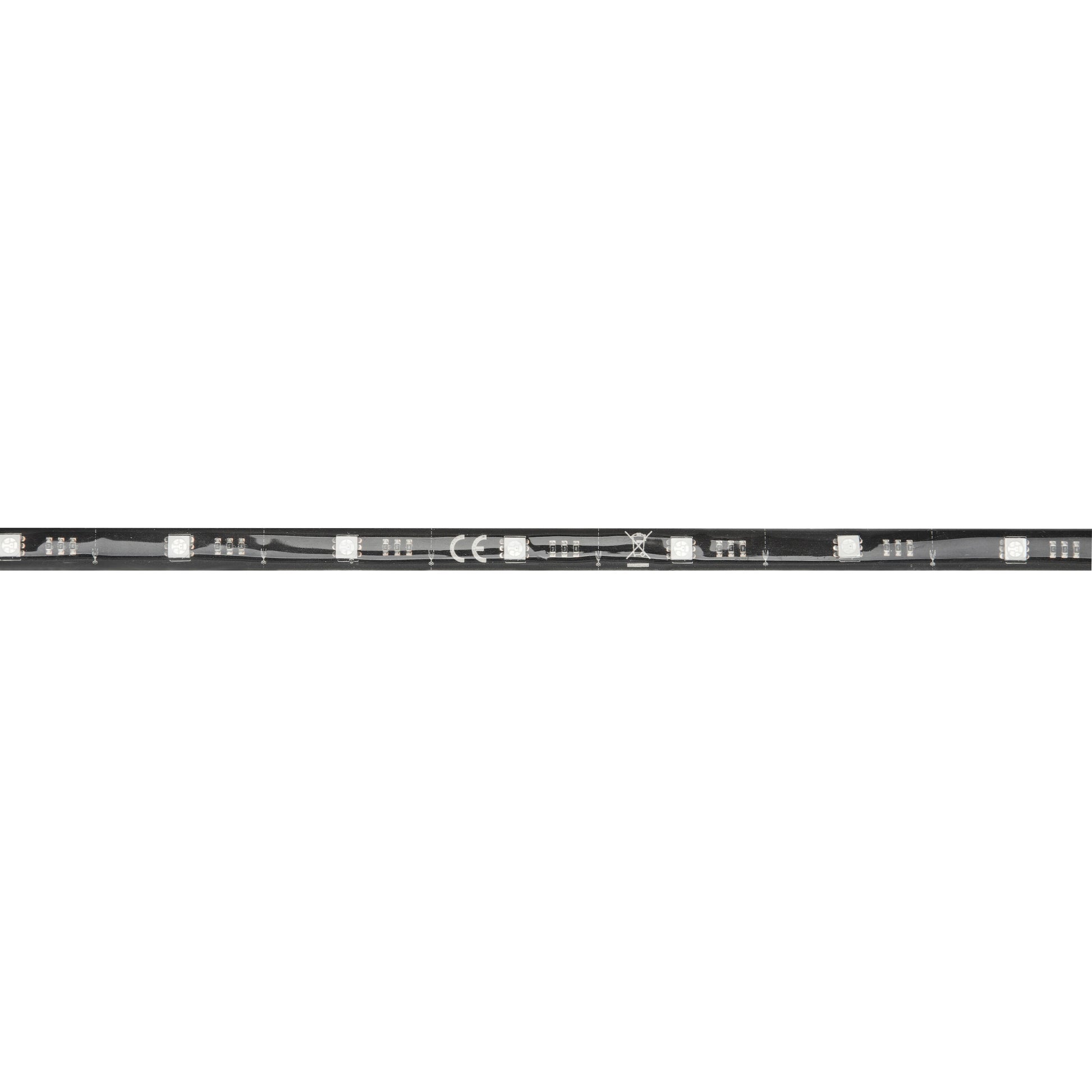 Ledsavers LED-strips til TV RGB 3-pakke med hvide LED-dioder og synlige kredsløbsdetaljer.