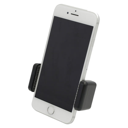 Hvid smartphone i sort holder på Velbon EX-230II aluminium kamerastativ.