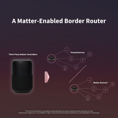 Aqara Hub M3 Smart Home Controller Matter border router forbinder tredjeparts controllere med Thread, Matter og Zigbee Matter.