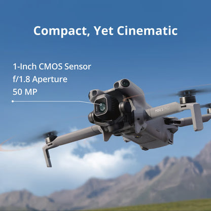 DJI Mini 5 Pro Fly More Combo, 50 MP 1-tommer-sensor