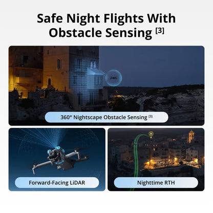 DJI Mini 5 Pro – Sammenklappelig drone med 50 MP-kamera