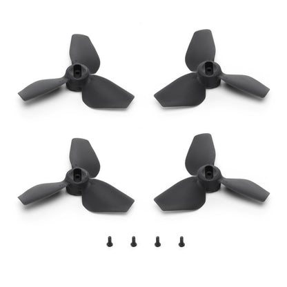 DJI NEO sorte trebladet propel 4 stk inkl. 4 små sorte skruer som ekstra eller reserverede.