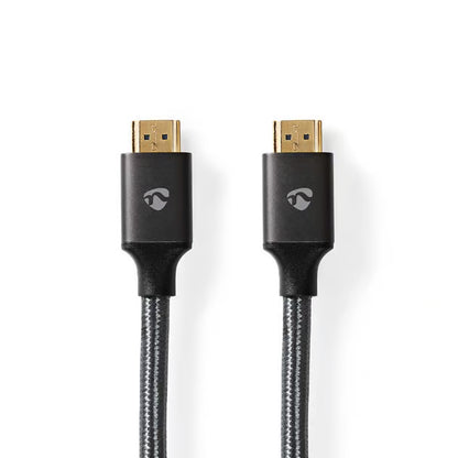 Nedis Fabritallic Ultra High Speed HDMI-kabel, 8K@60Hz, 2 m, eARC