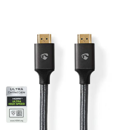 Nedis Fabritallic Ultra High Speed HDMI-kabel, 8K@60Hz, 5 m, eARC