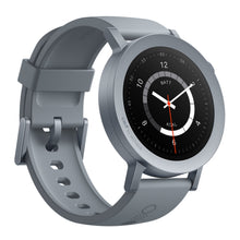 Intet Cmf Watch Pro 2 smartwatch askegrå med sort rundt display der viser tid, batteri og forbrændte kalorier.