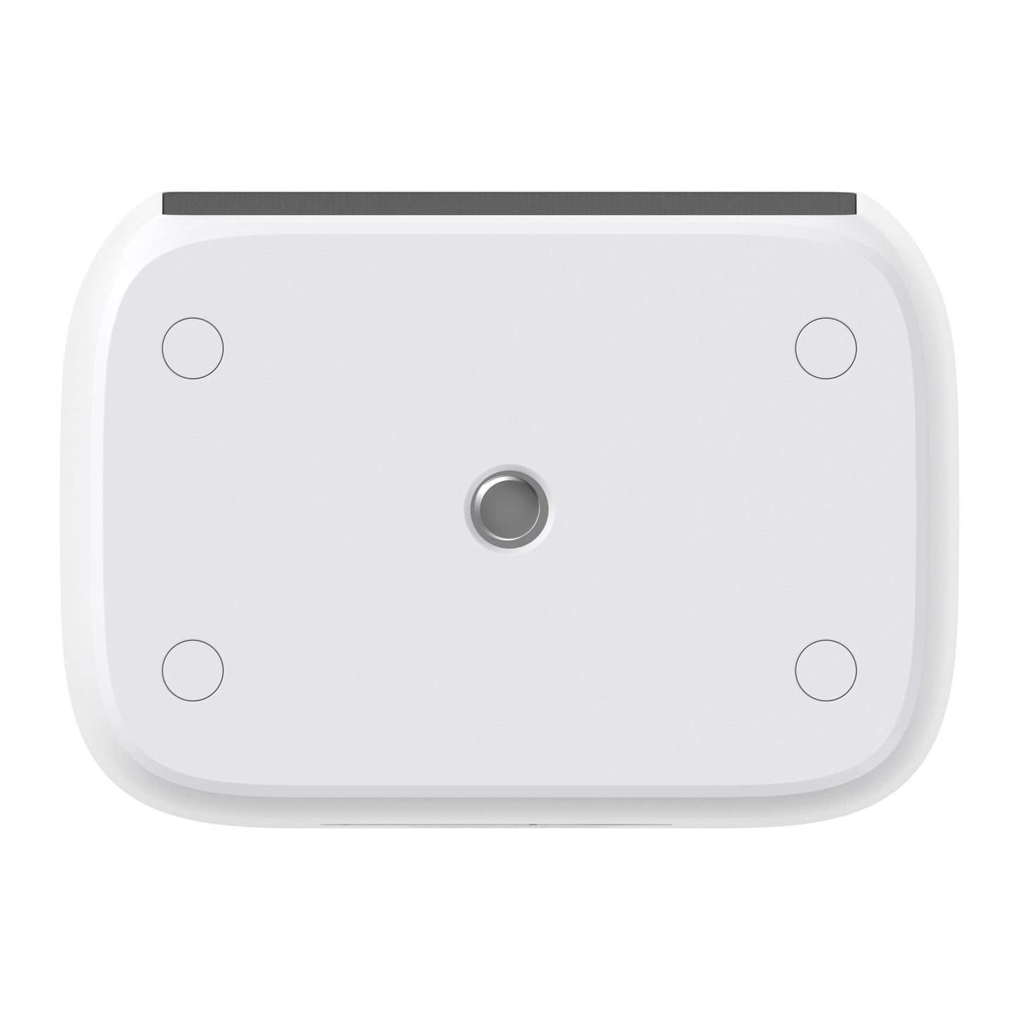 Eufy SoloCam S220 overvågningskamera 1-pakke, hvid, rektangulær med afrundede hjørner, central port og sort stribe.