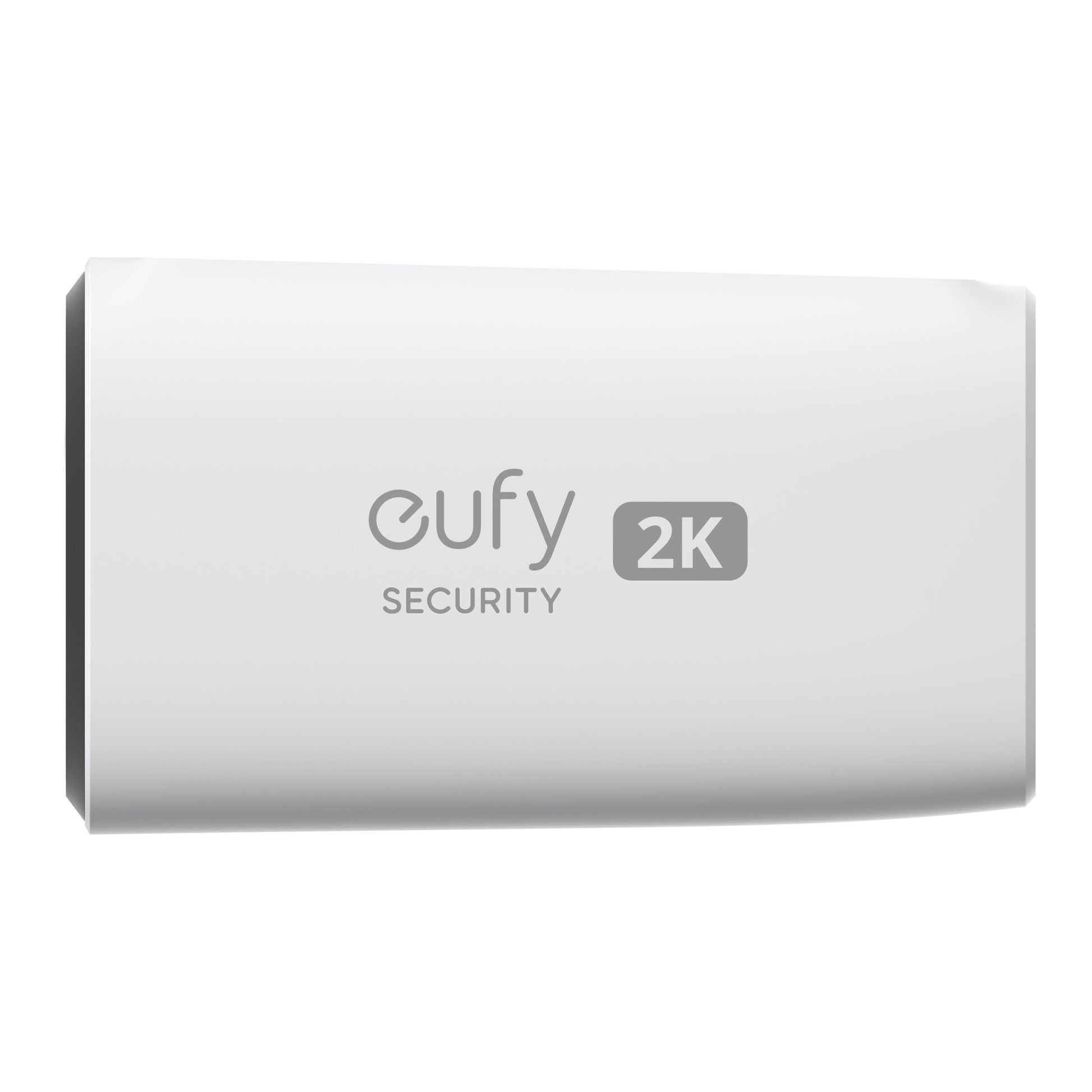 Eufy SoloCam S220 trådløst overvågningskamera 1-pak, hvid med "eufy SECURITY 2K" på fronten og afrundede kanter.