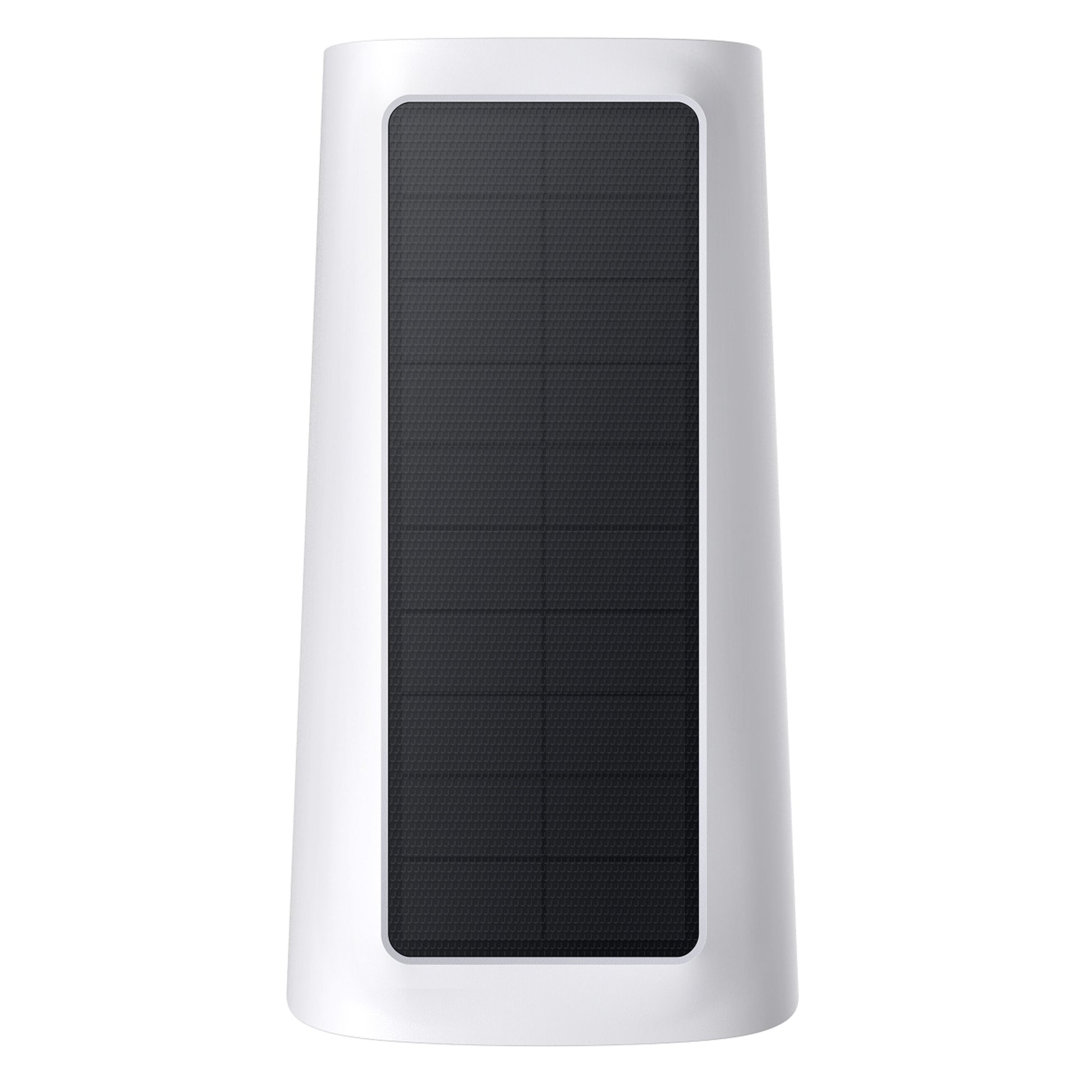 Eufy EufyCam E40 ekstra kamera 2K, hvid rektangulær overvågningskamera med sort frontpanel og solcelledrevet funktion.