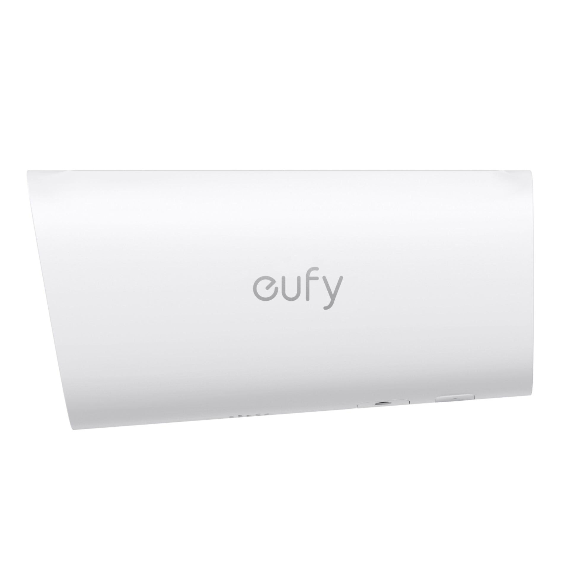 Eufy EufyCam E40 Ekstra kamera, hvid, rektangulær med afrundede kanter, centreret Eufy-logo og sideporte, 2K overvågning.