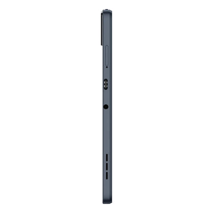 TCL TAB 10L 4. gen wifi tablet 128GB, mørkegrå, side med knapper og opladningsport, 10,1" IPS-skærm.