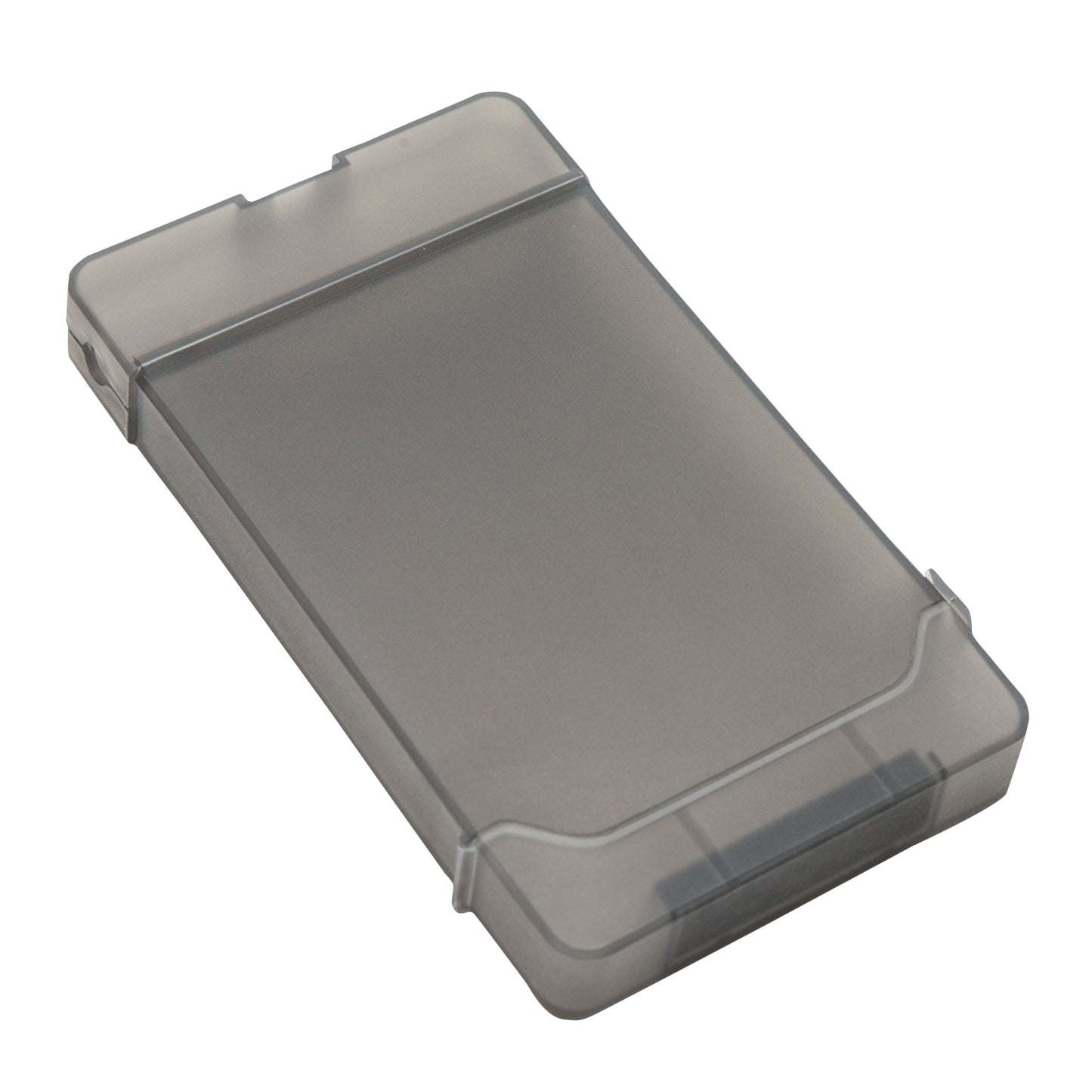 Plexgear harddisk kabinet 2,5" Smart adgang USB-A, rektangulært kabinet til 2,5" drev med USB-A port.