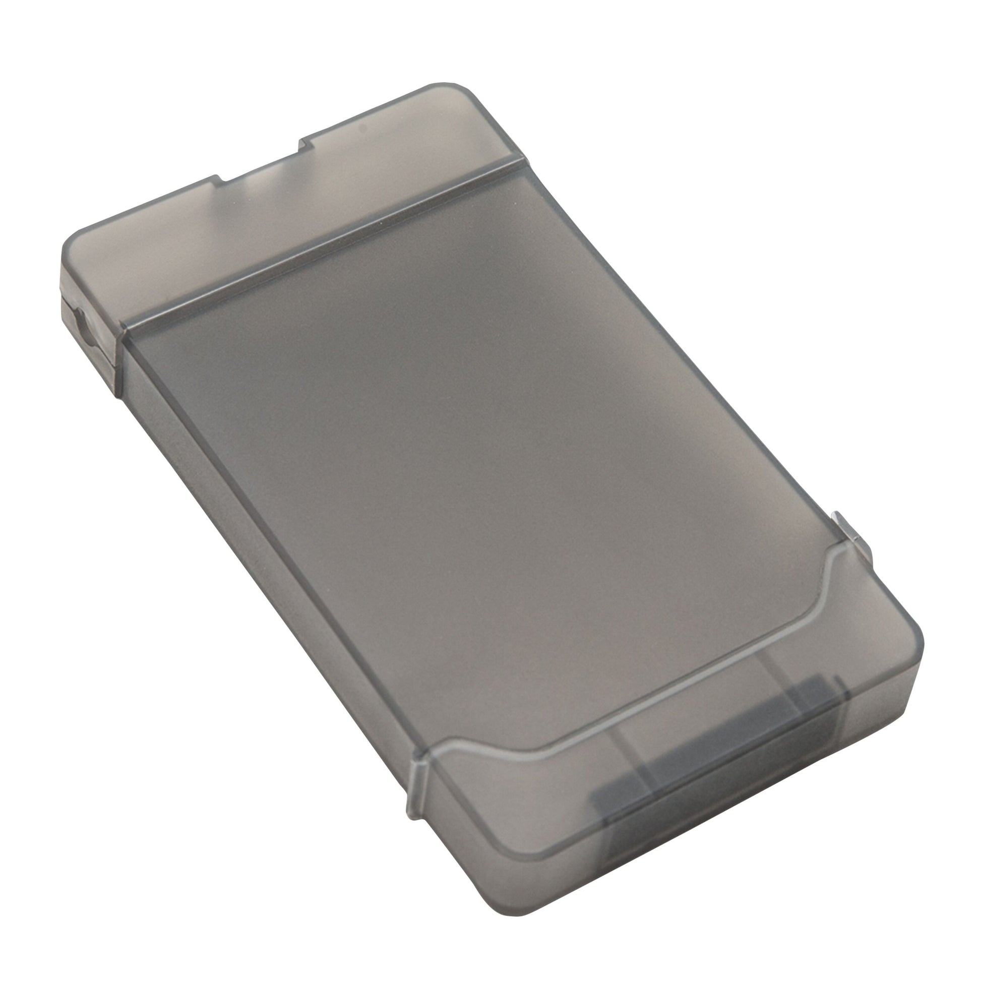 Plexgear harddisk kabinet 2,5" Smart adgang USB-A, rektangulært kabinet til 2,5" drev med USB-A port.