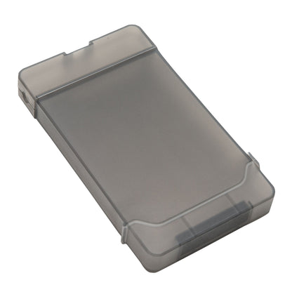 Plexgear harddisk kabinet 2,5" Smart adgang USB-A, rektangulært kabinet til 2,5" drev med USB-A port.