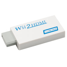 Luxorparts HDMI-adapter til Nintendo Wii med grå Wii-stik og HDMI-port.