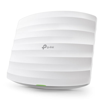 TP-Link Omada EAAS545 Access Point AC1750 i hvid med bølget overflade og lille grøn indikator foran nederst.